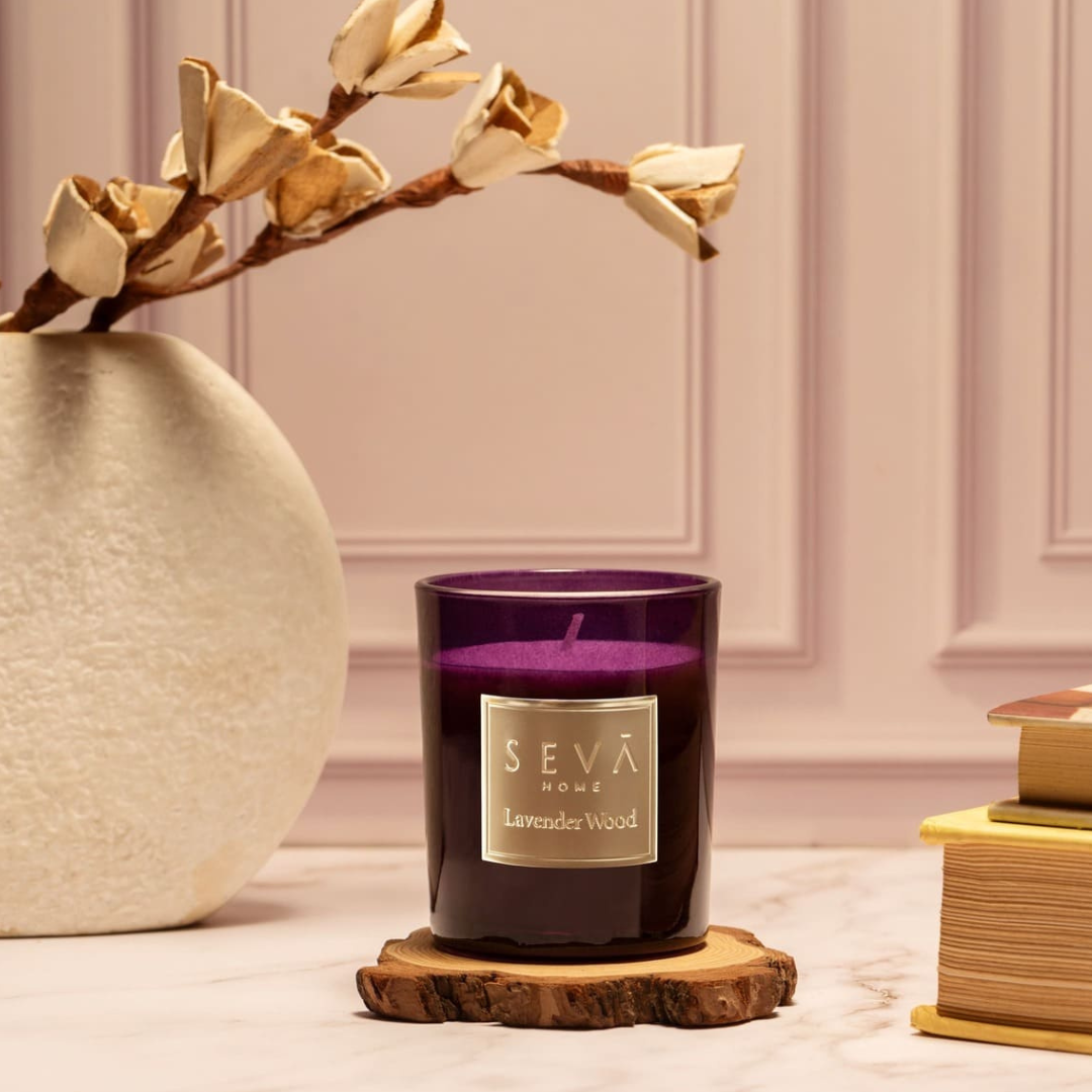 Signature Scented Candle - Lavender Wood - Classic