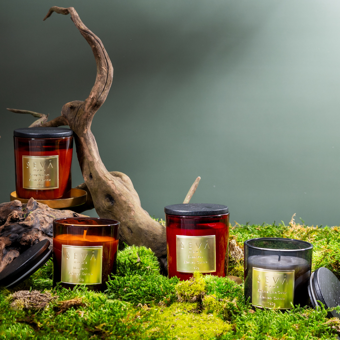 Signature Scented Candle - Summertime Cedar - Classic