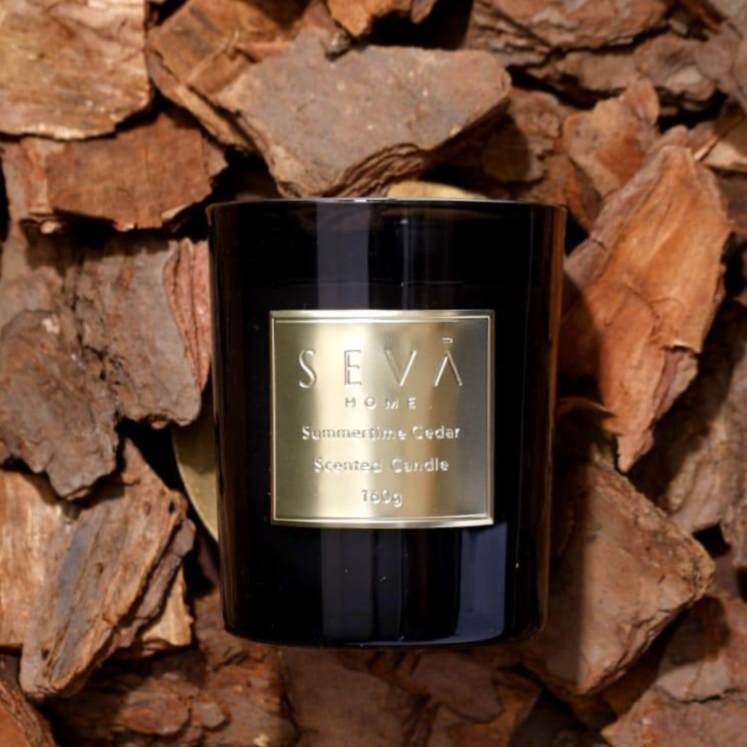 Signature Scented Candle - Summertime Cedar - Classic