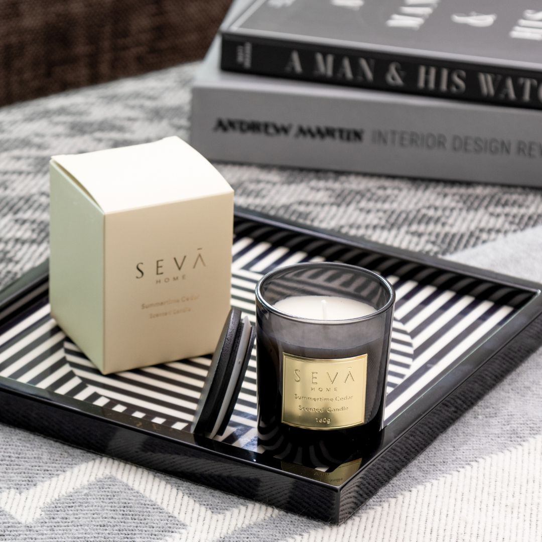 Signature Scented Candle - Summertime Cedar - Classic