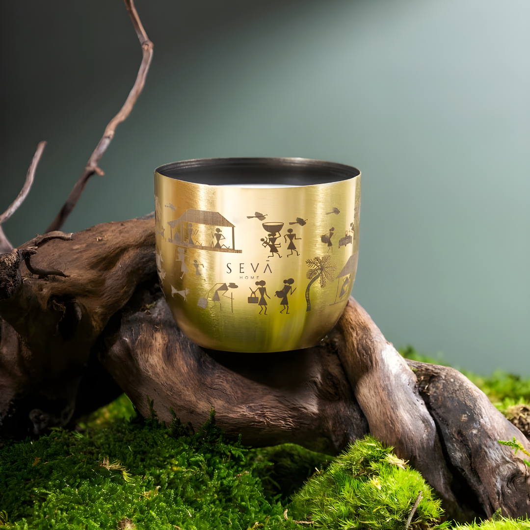 Heirloom Candle - Dil Se (Rustic Roots - Gold) - Classic