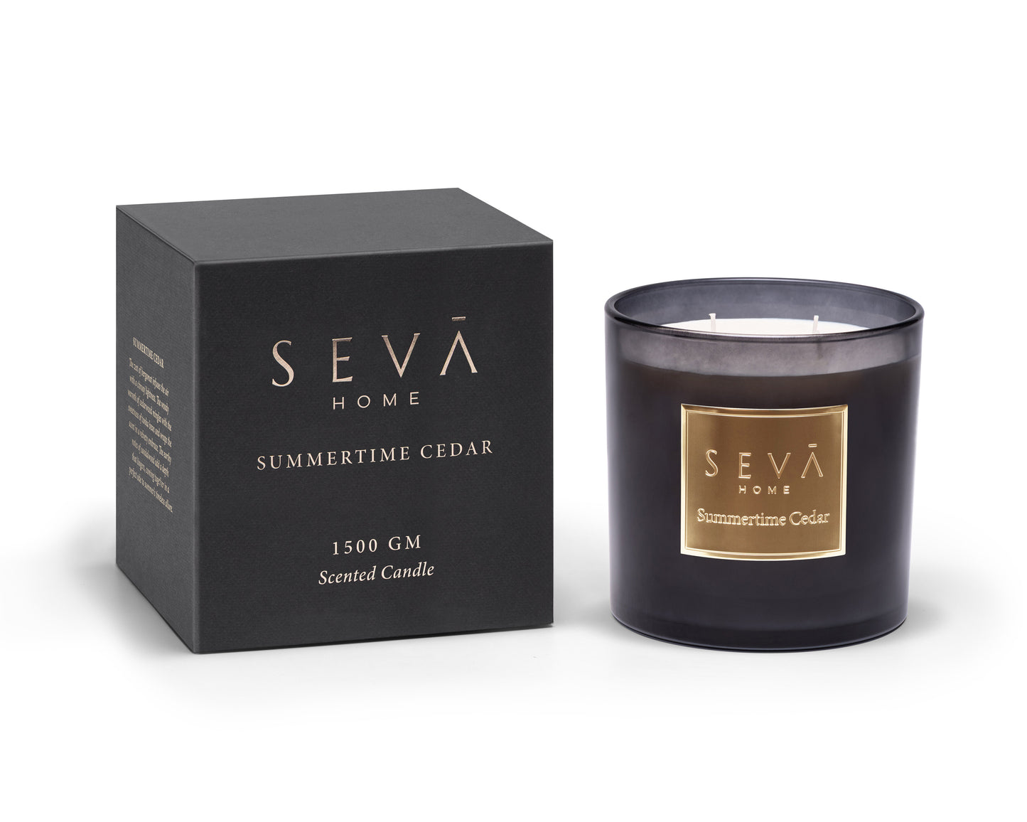 Signature Scented Candle - Summertime Cedar - Grande