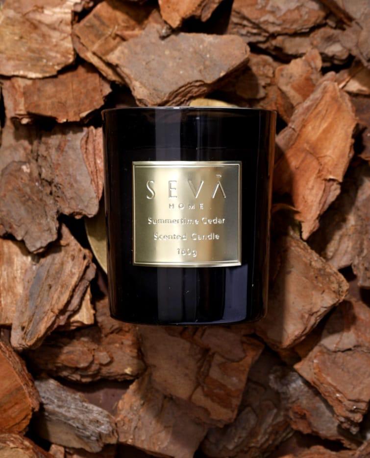 Signature Scented Candle - Summertime Cedar - Grande