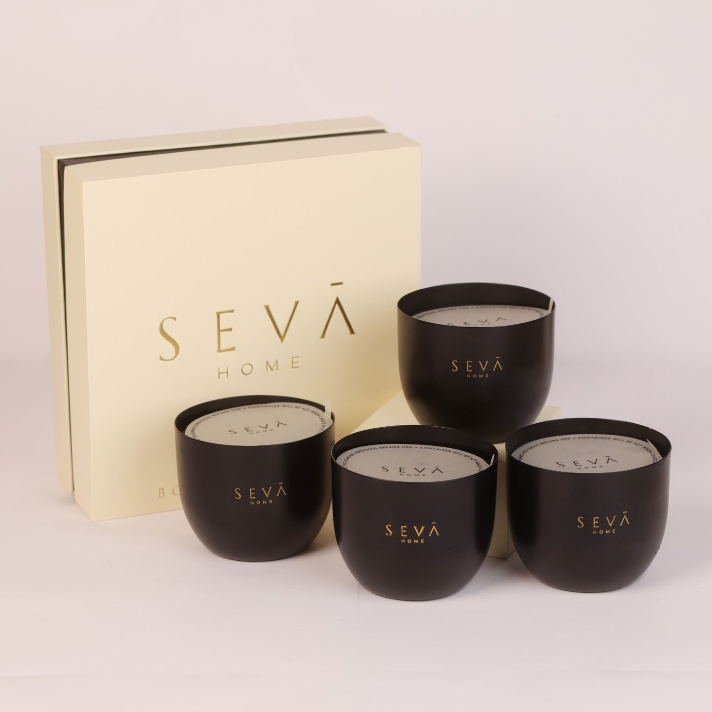 Heirloom Candle - Set Of 4 - Noir (Black)