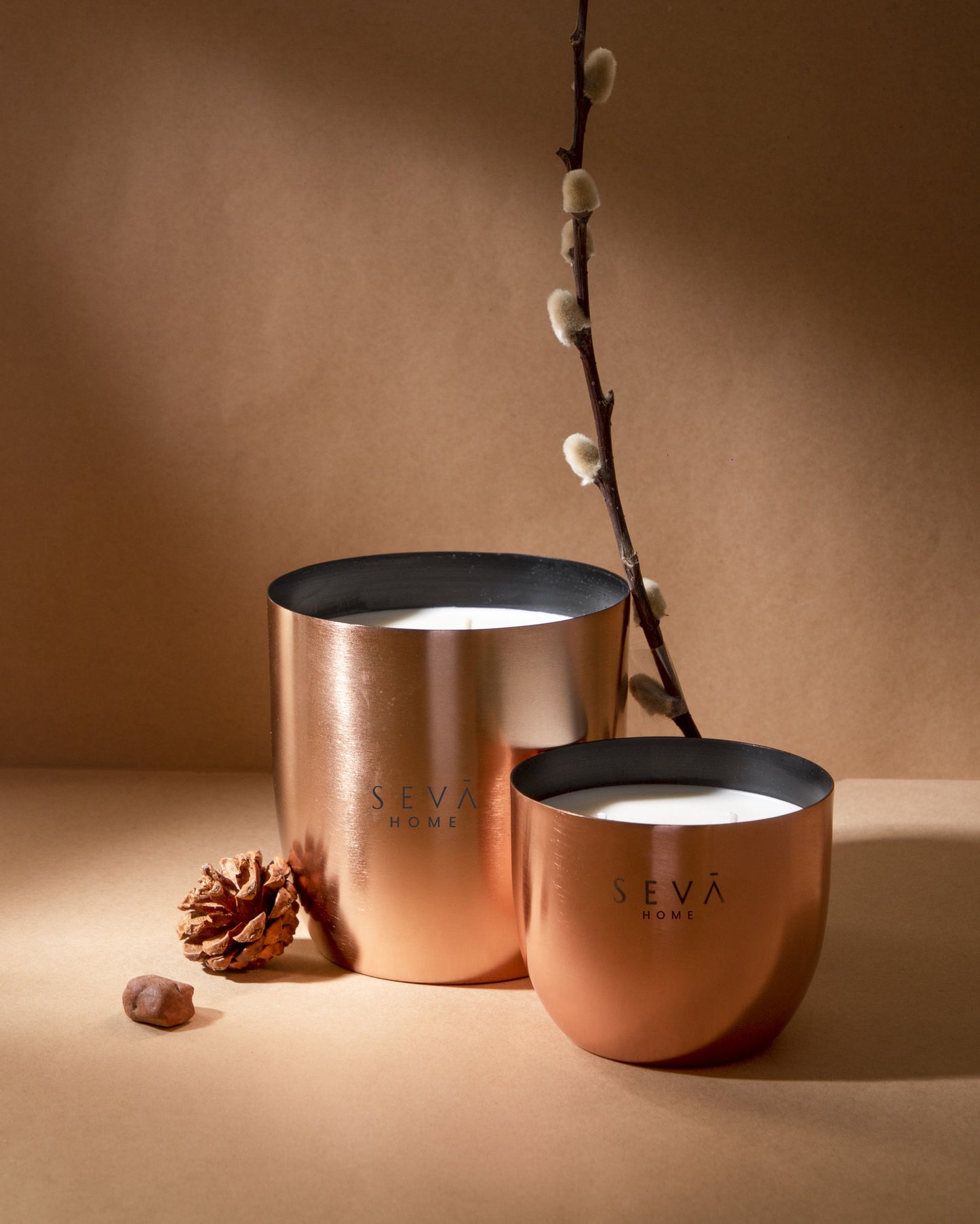 Heirloom Candle -Set Of 2 - Berries (Rose Gold)