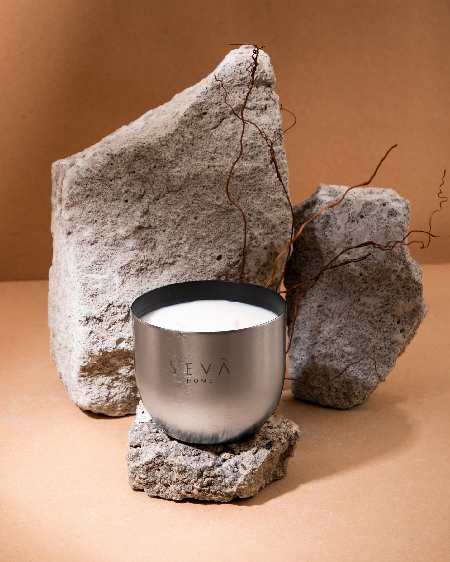 Heirloom Candle -Set Of 2 - Aqua (Silver)