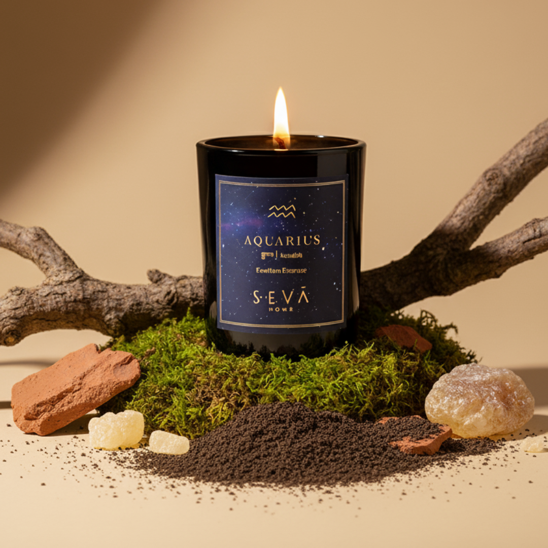 Zodiac Scented Candle - Aquarius