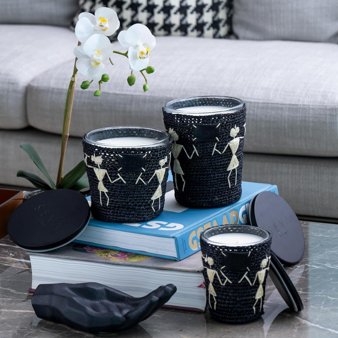 Avante Garde Candle - Dil Se - Mandarin (Black - Tall)