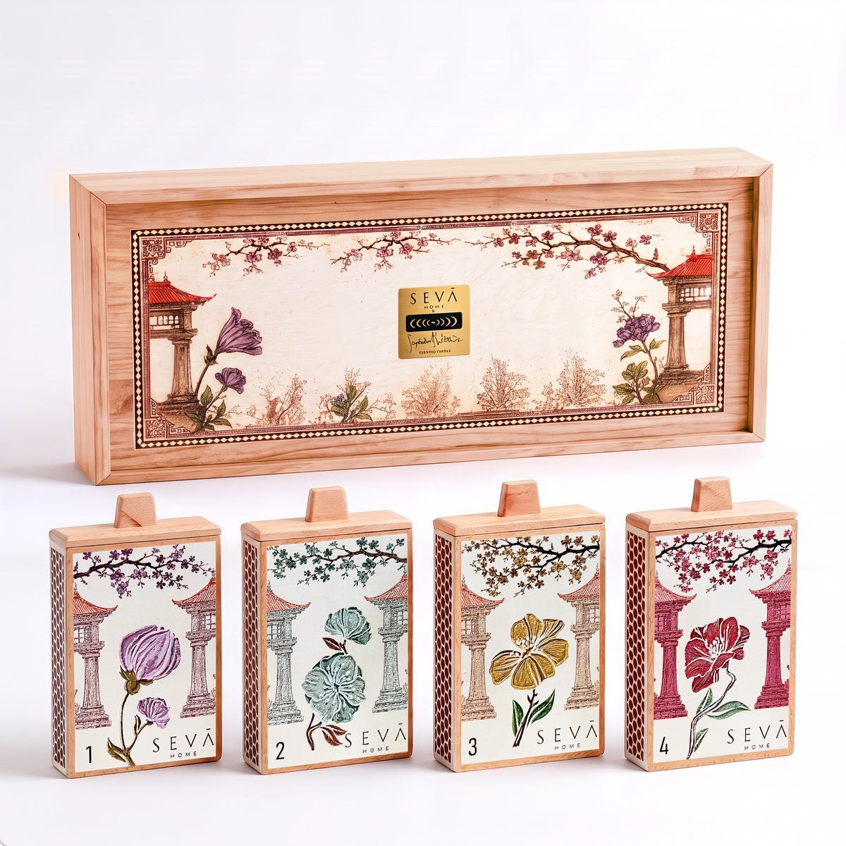 Seva Home x Suryakant Lokhande The Mahjong Edit – Set of 4