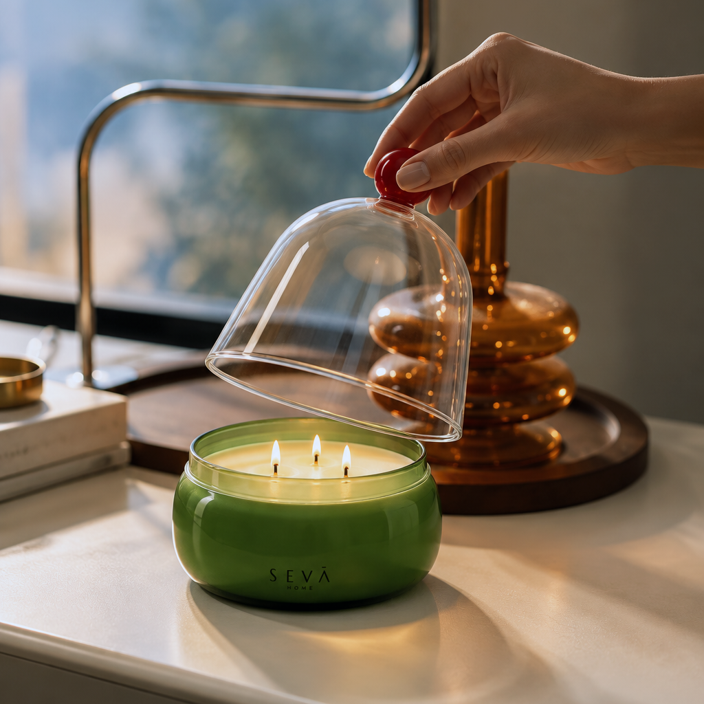 Cloche Scented Candle - Intense Woods
