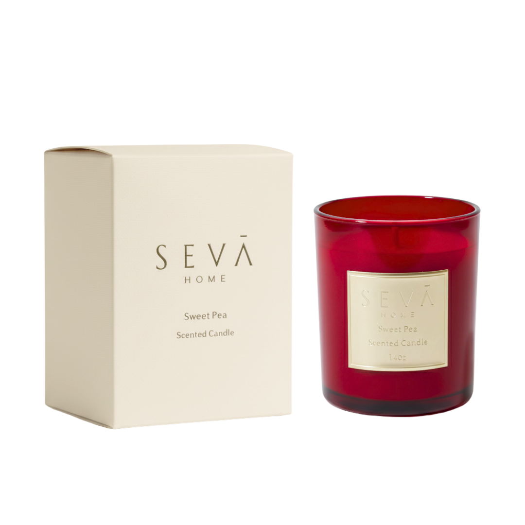 Signature Scented Candle - Sweet Pea - Classic