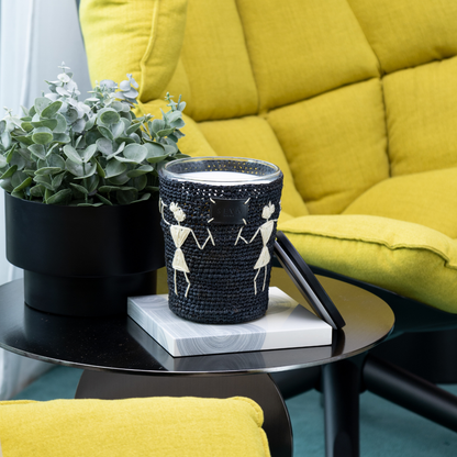 Avante Garde Candle - Dil Se - Mandarin (Black - Tall)