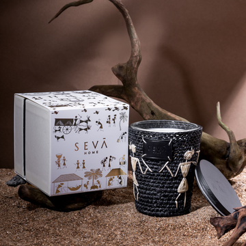 Avante Garde Candle - Dil Se - Mandarin (Black - Tall)