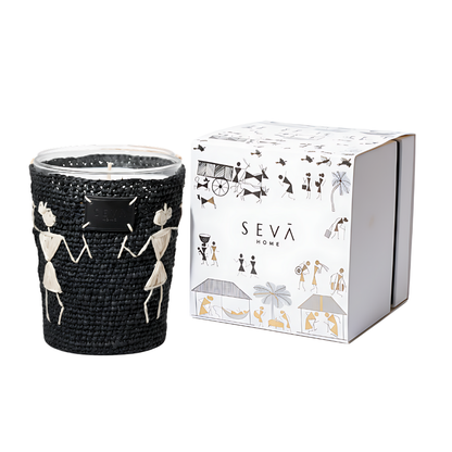 Avante Garde Candle - Dil Se - Mandarin (Black - Tall)