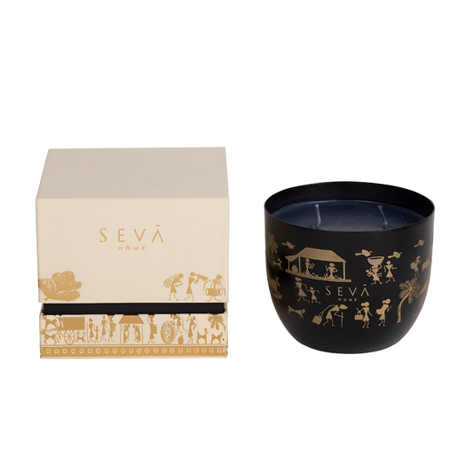 Heirloom Candle - Dil Se (Rustic Roots - Black) - Classic