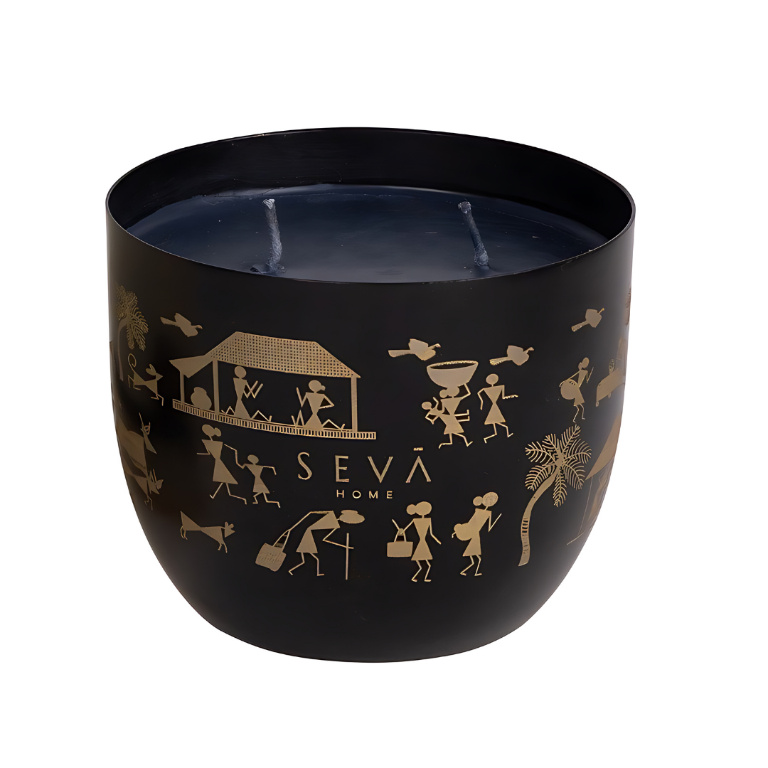 Heirloom Candle - Dil Se (Rustic Roots - Black) - Classic