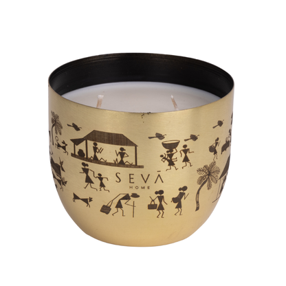 Heirloom Candle - Dil Se (Rustic Roots - Gold) - Classic
