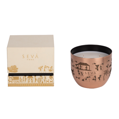 Heirloom Candle - Dil Se (Rustic Roots - Rose Gold) - Classic