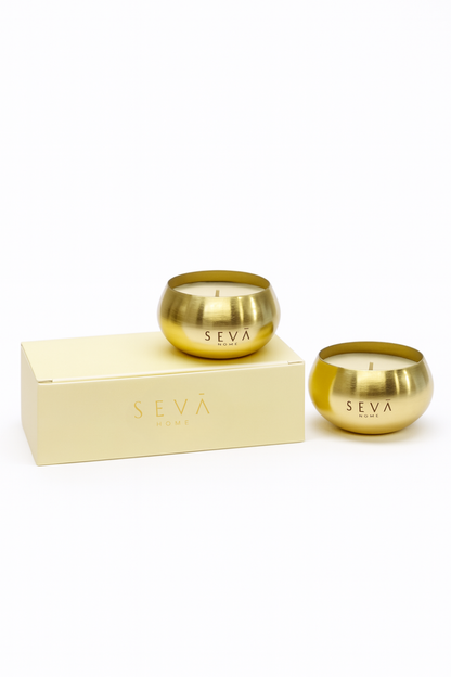 Micro Heirloom Candle Set of 2