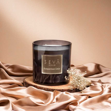 Signature Scented Candle - Summertime Cedar - Grande