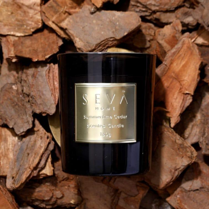 Signature Scented Candle - Summertime Cedar - Grande