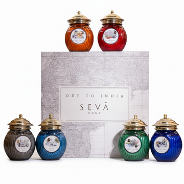 Ode to India Scented Candles Gift Set - 6 Cities