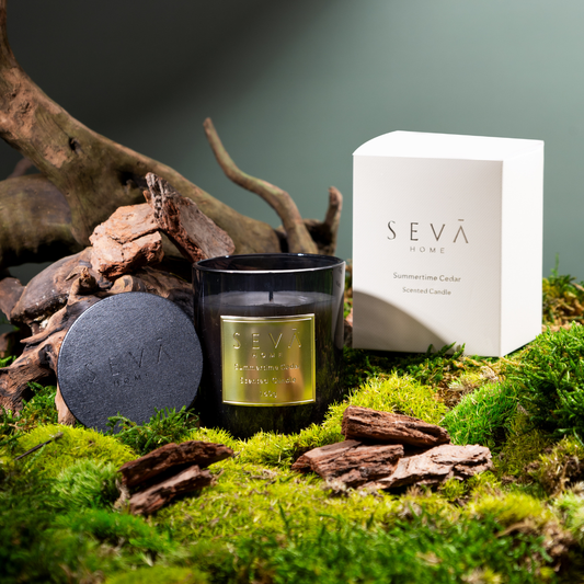 Signature Scented Candle - Summertime Cedar - Classic