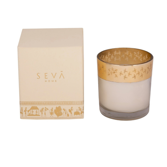 Enchante Candle - Dil Se (Saffron Silk - Birds)