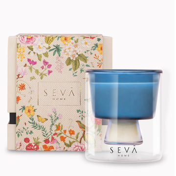 Goblet Scented Candle - Aqua