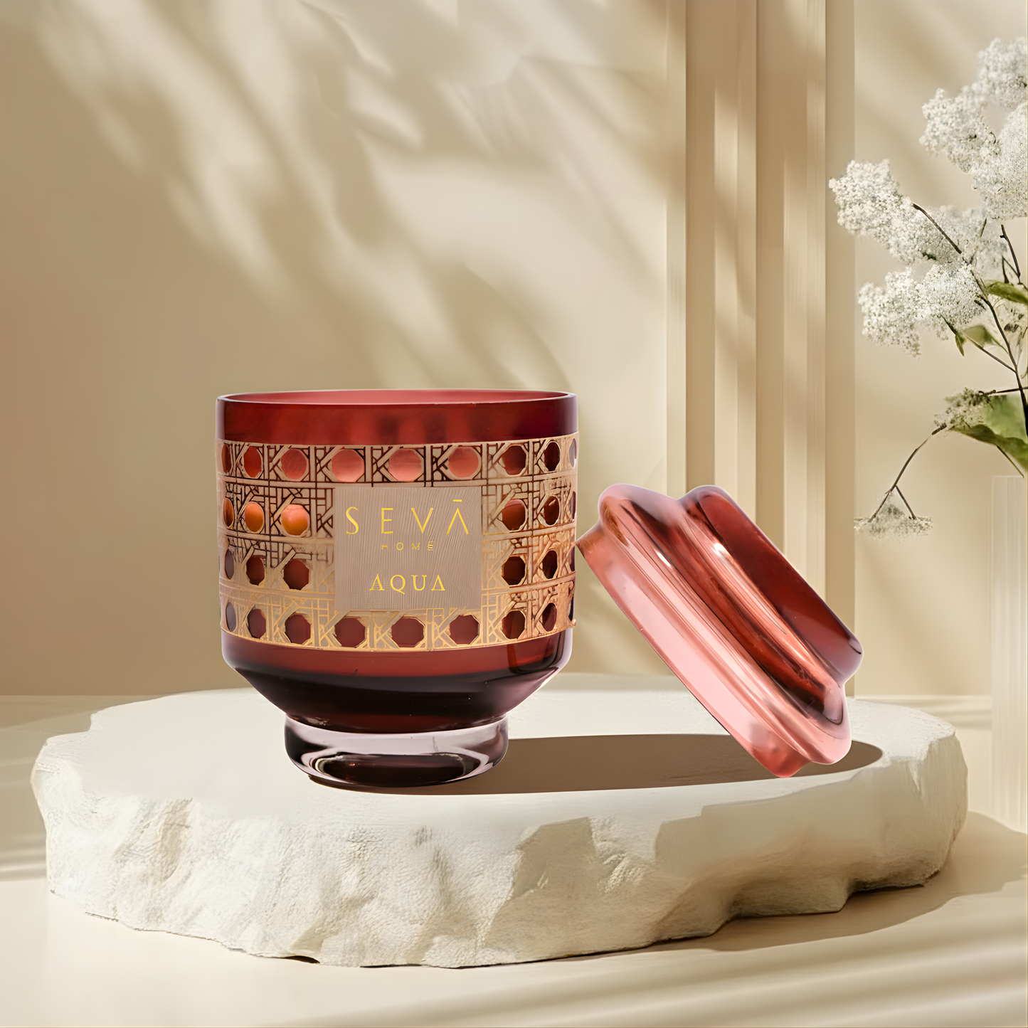 Sacred Spaces Scented Candle - Aqua