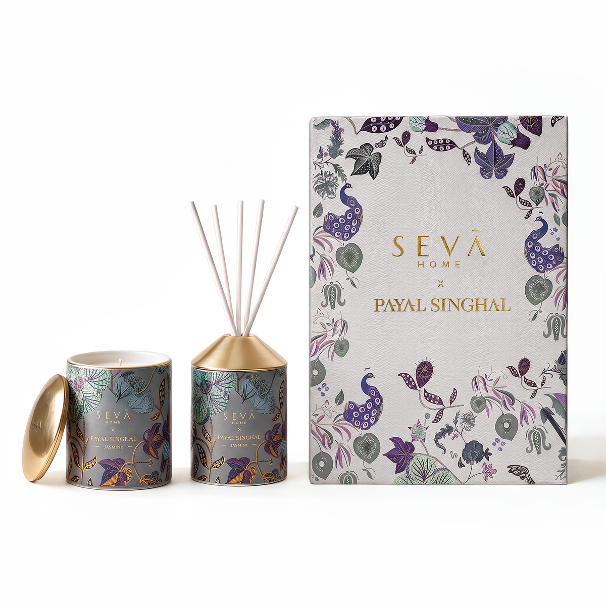 Seva X PS Gift Set Candle + Diffuser Jasmine