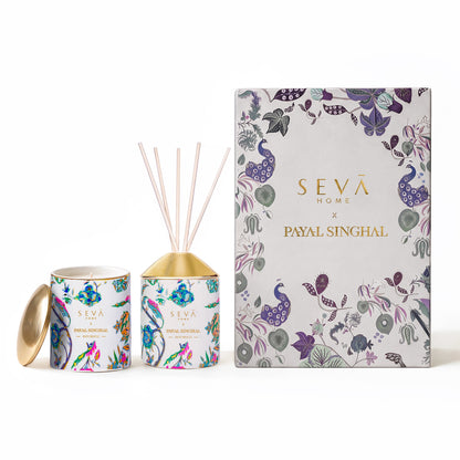 Seva X PS Gift Set Candle + Diffuser Patchouli