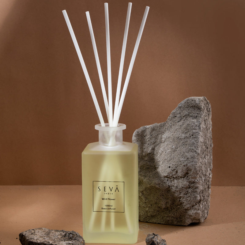 Fragrance Reed Diffuser | Wild Flower | Seva Home