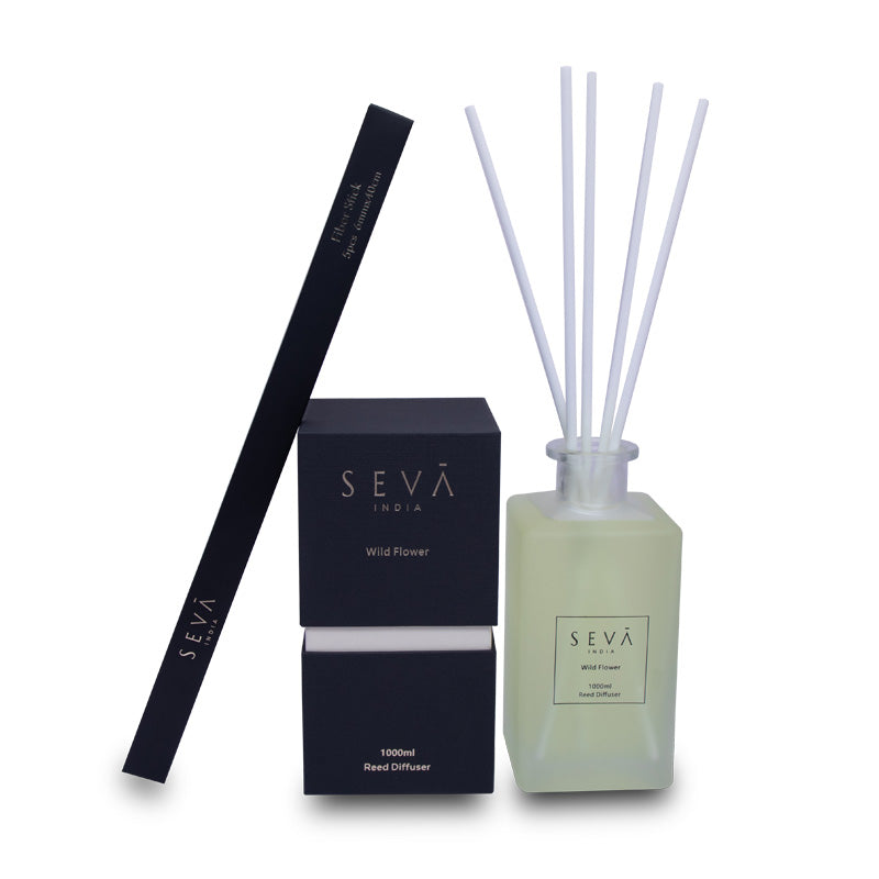 Fragrance Reed Diffuser | Wild Flower | Seva Home