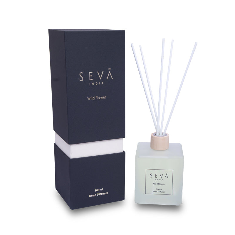 Premium Scented Reed Diffuser | Wild Flower | Seva Home