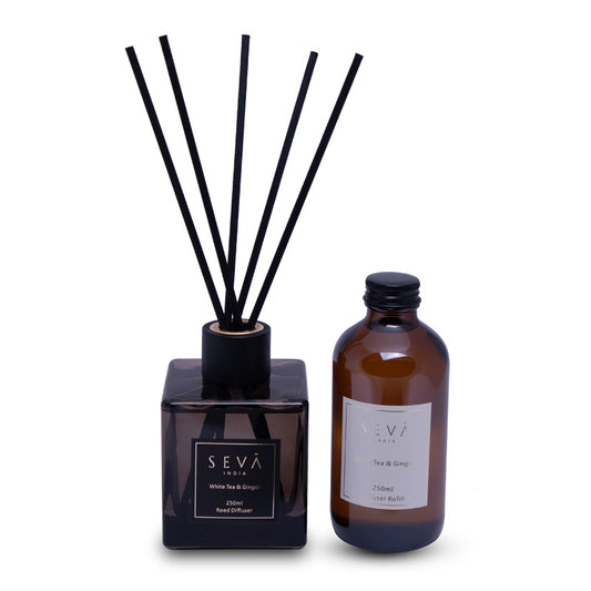 Reed Diffuser White Tea   & Refill  250 ml - Combo