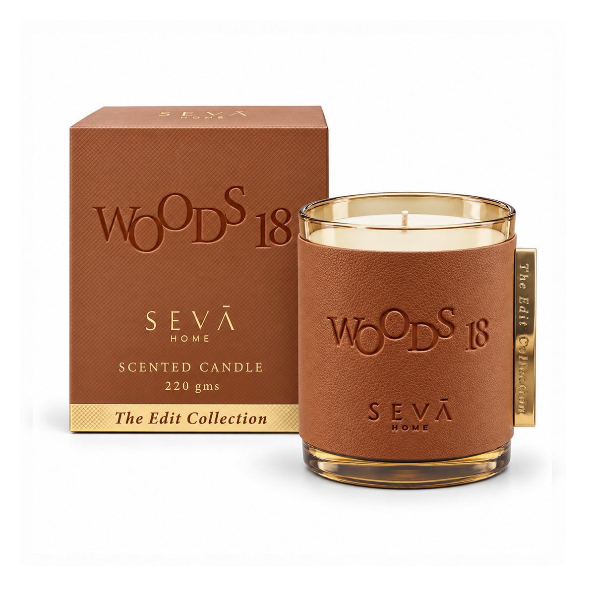 The Edit Scented Candle - Woods 18