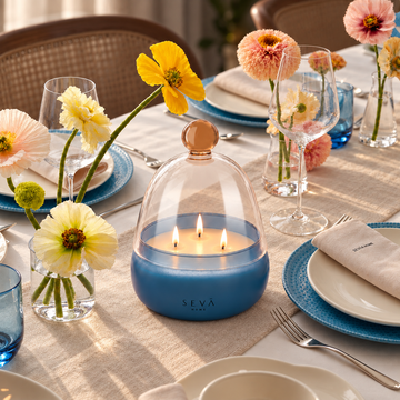 Cloche Scented Candle - Aqua