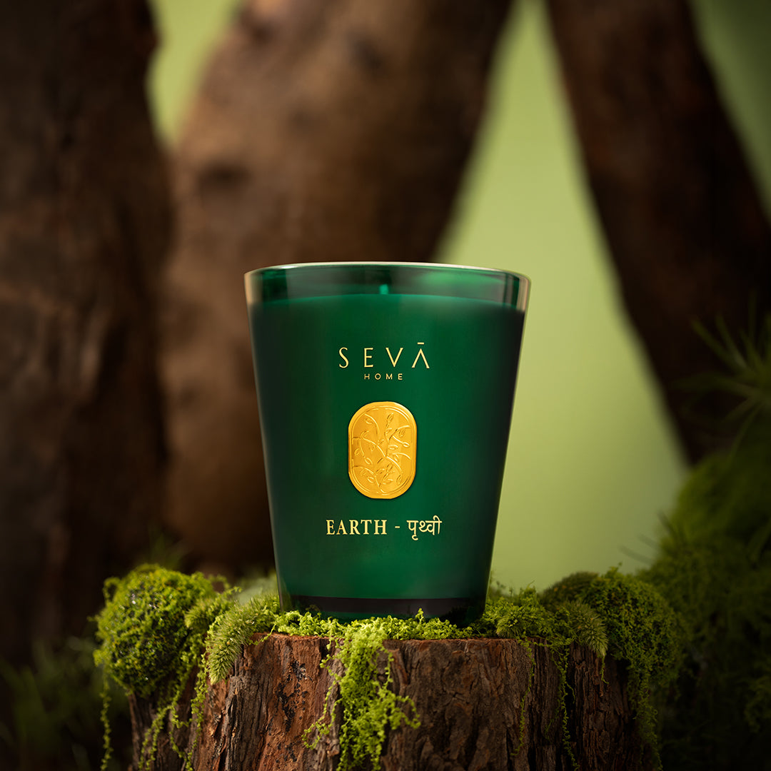Elemental Earth पृथ्वी Scented Candle 400gms