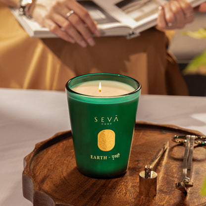 Elemental Earth पृथ्वी Scented Candle 400gms