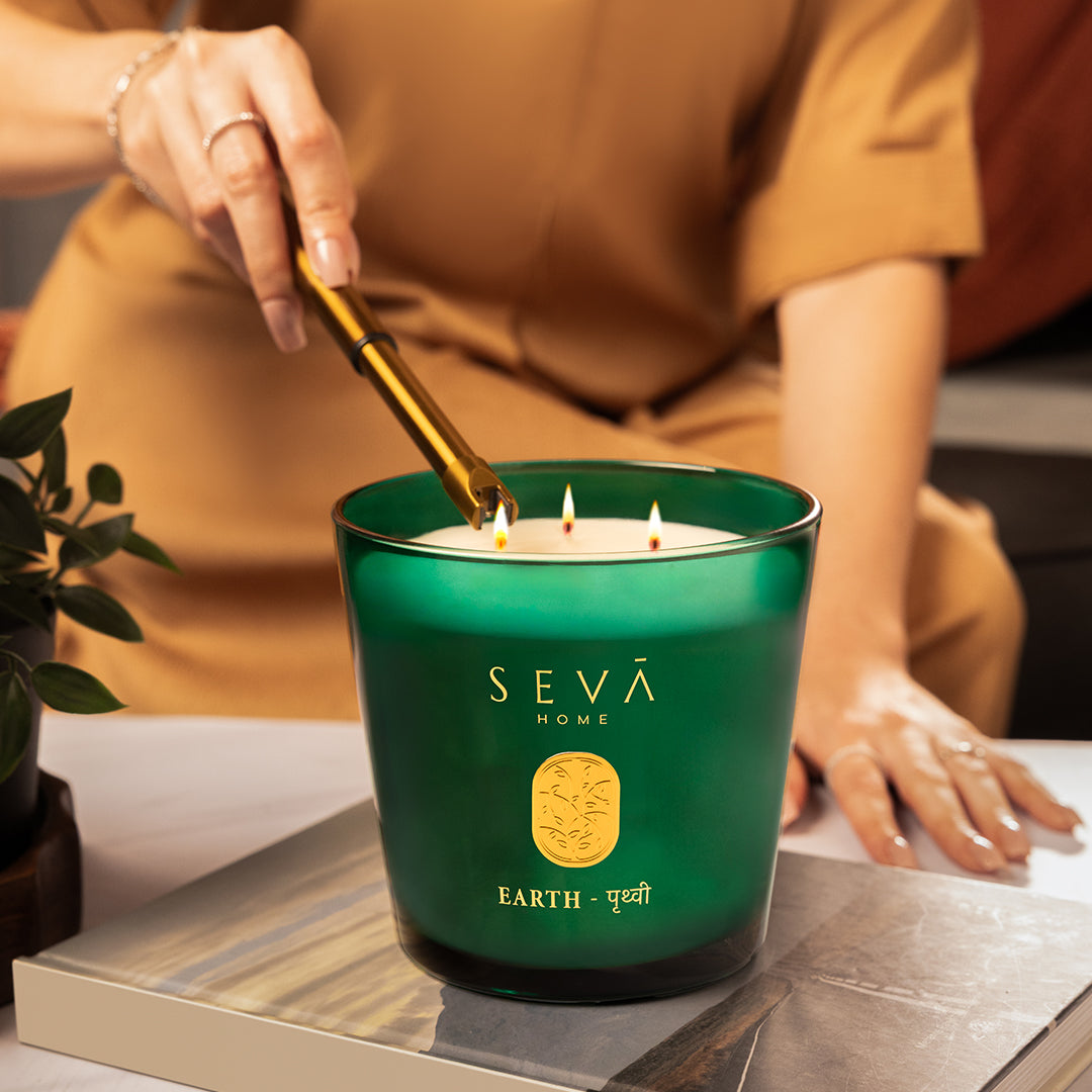 Elemental Earth पृथ्वी Scented Candle 800gms