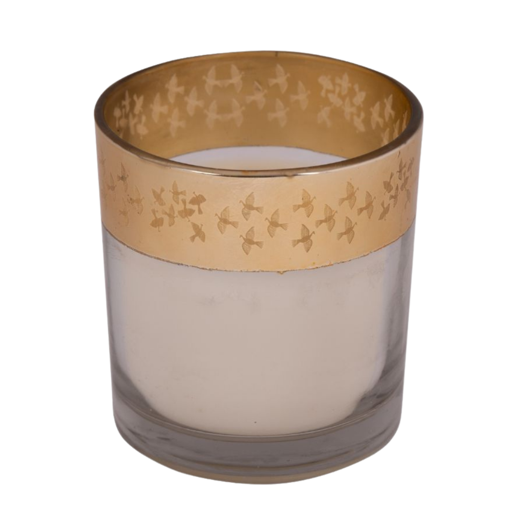 Enchante Candle - Dil Se (Saffron Silk - Birds)