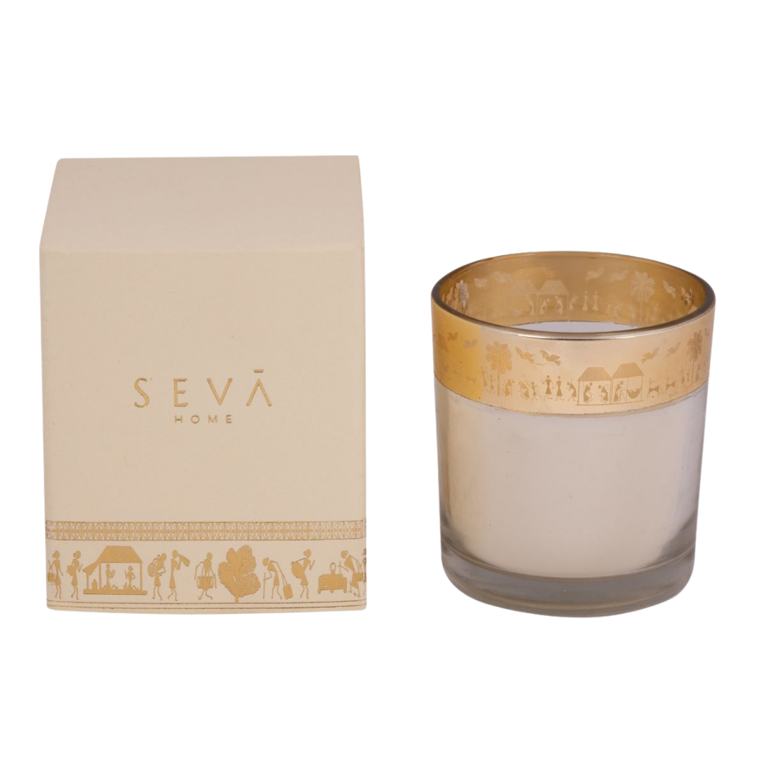 Enchante Candle - Dil Se (Saffron Silk - Lifestyle)