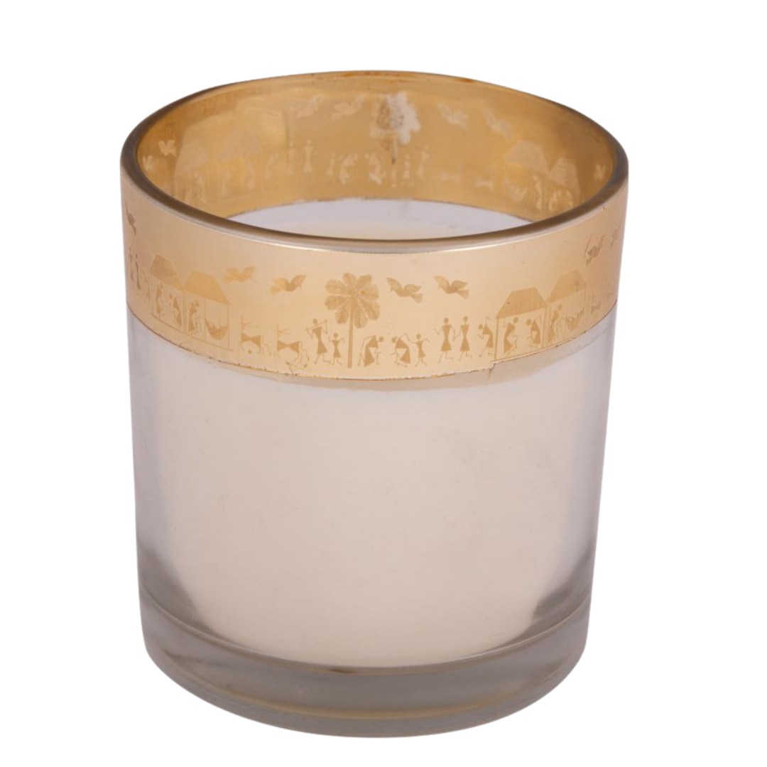 Enchante Candle - Dil Se (Saffron Silk - Lifestyle)