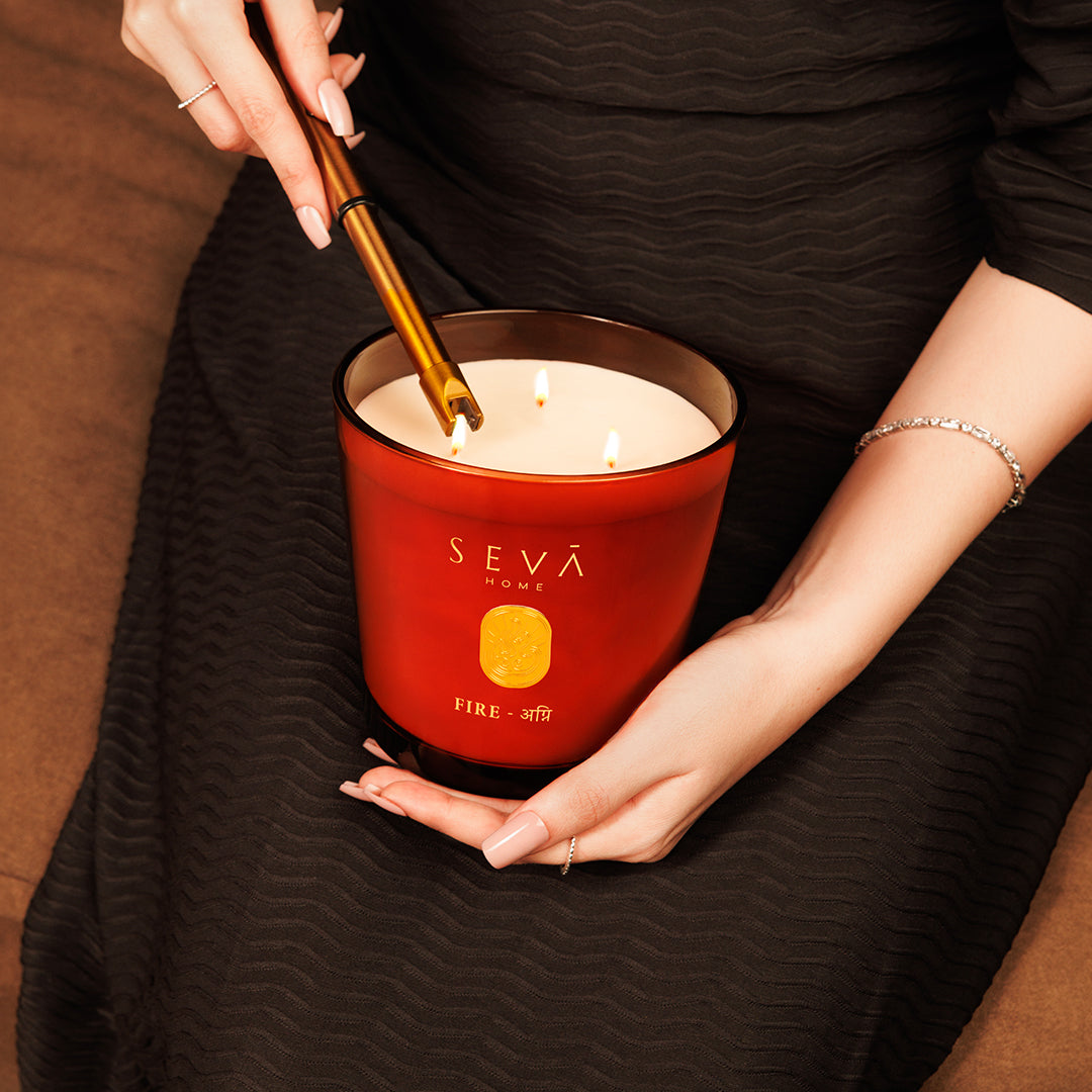 Elemental Fire अग्नि  Scented Candle 800gms