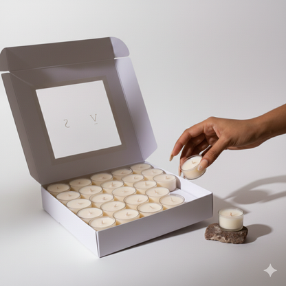 Tea Lights - Blanc (Set of 50)