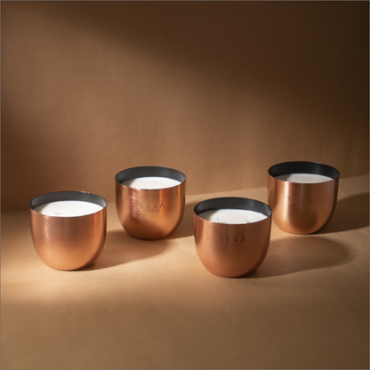 Heirloom Candle - Set Of 4 - Berries (Rose Gold)