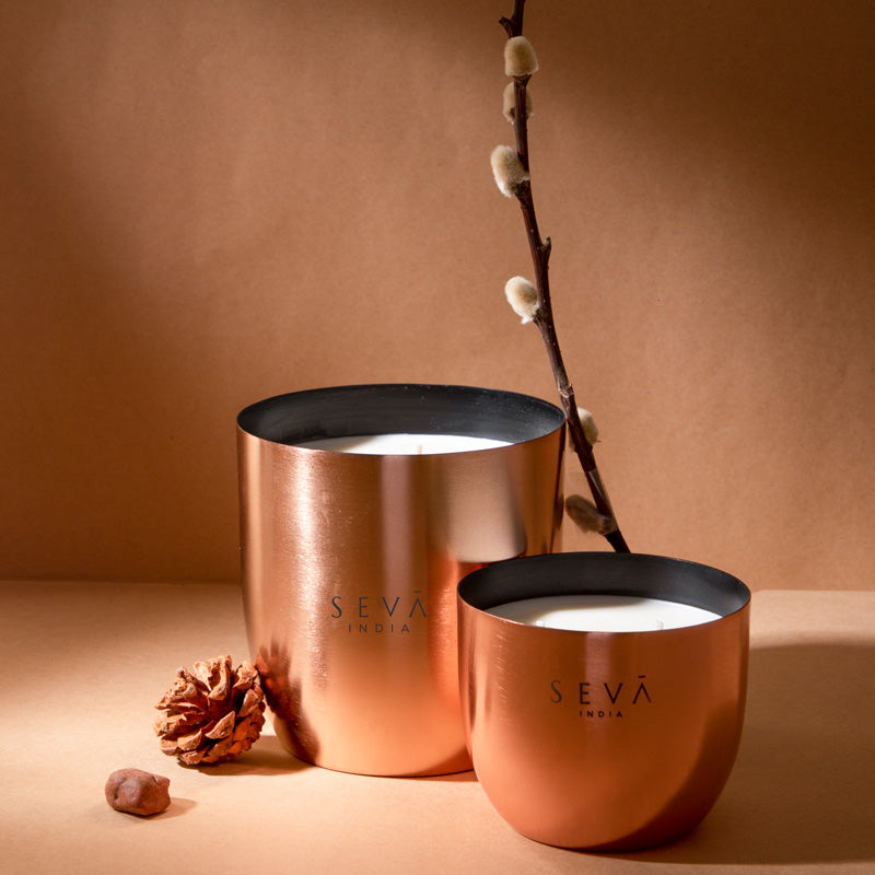 Heirloom Candle -Set Of 2 - Berries (Rose Gold)