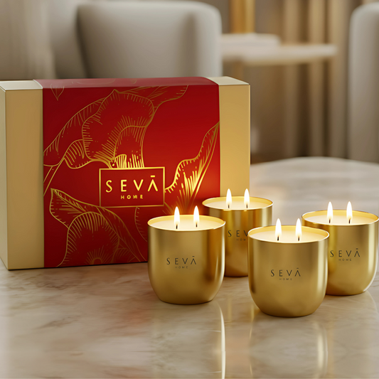 Heirloom Votives Scented Candles - Set of 4