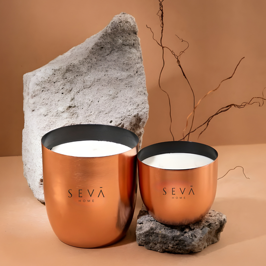 Heirloom Candle -Set Of 2 - Berries (Rose Gold)